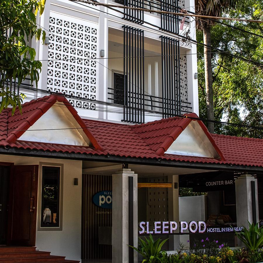 Sleep Pod Hostel Ciudad de Siem Riep Exterior foto